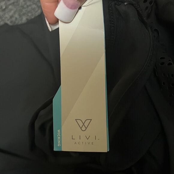 🆕 Lane Bryant Active Top Moisture Wicking Pleat-Back Peplum 26/28 4X Livi Activ - Picture 5 of 6